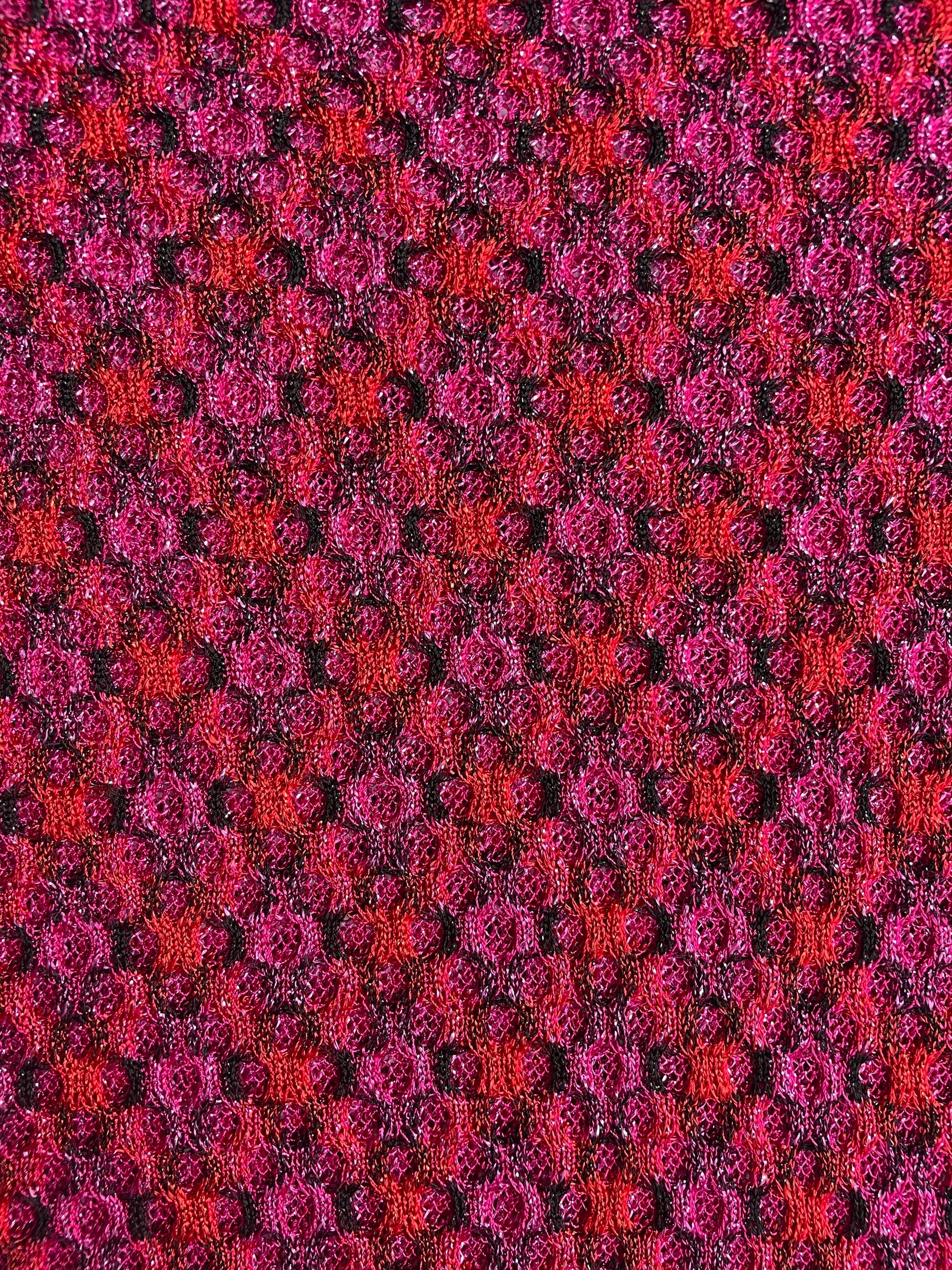 Missoni Pink Crochet Dress UK 10 image 4
