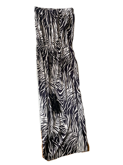 Marie France Van Damme Cover up Silk Dress M image 0