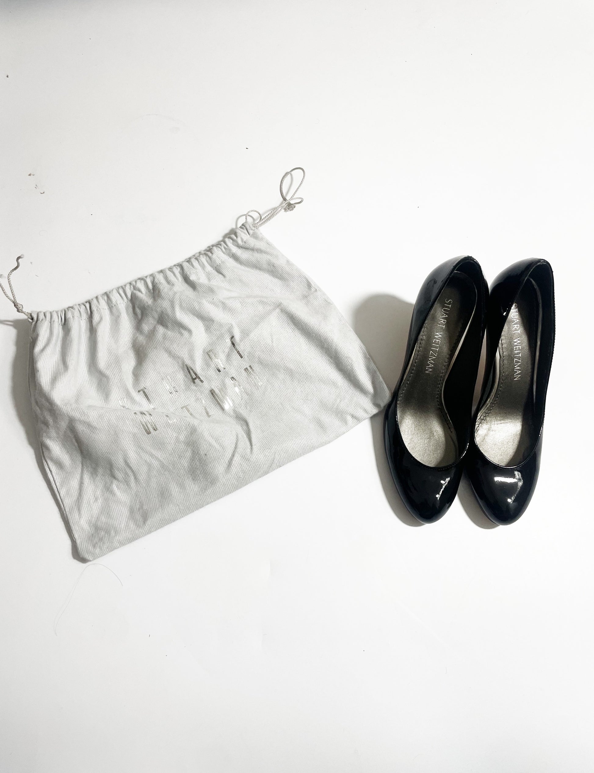 Stuart Weitzman Black Patent Pumps UK 3.5 image 2