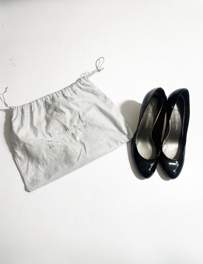 Stuart Weitzman Black Patent Pumps UK 3.5 image 2
