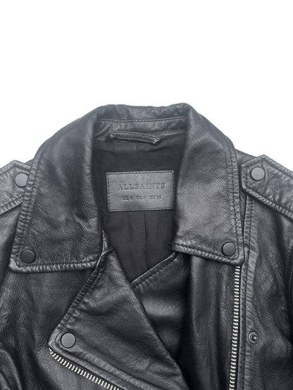 All Saints Balfern Leather Jacket UK 8 image 3