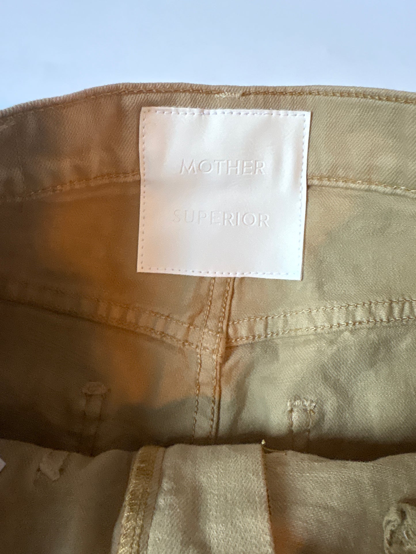 Mother Superior Beige Jeans 26”