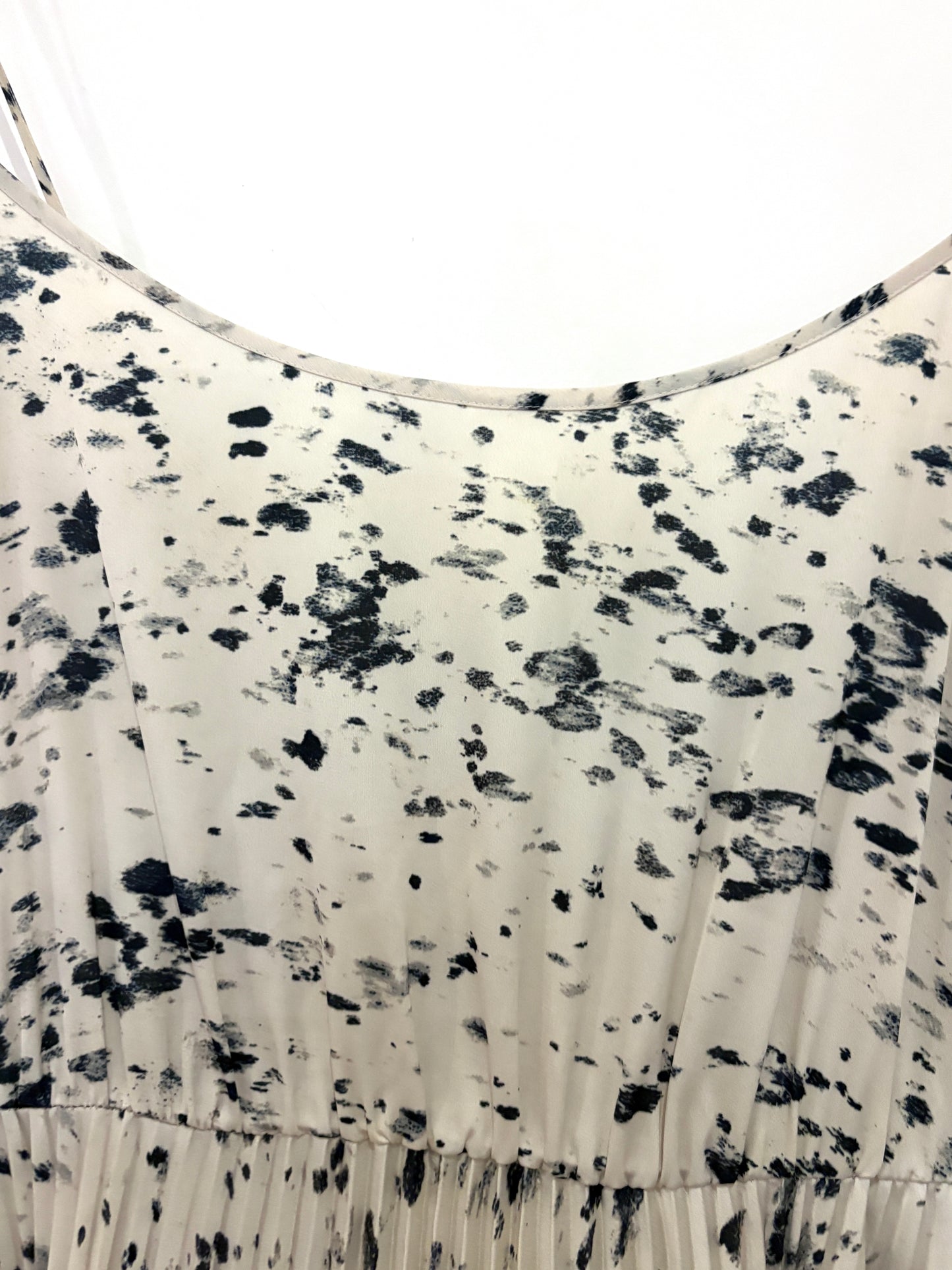 All Saints Pleated Print Dress S