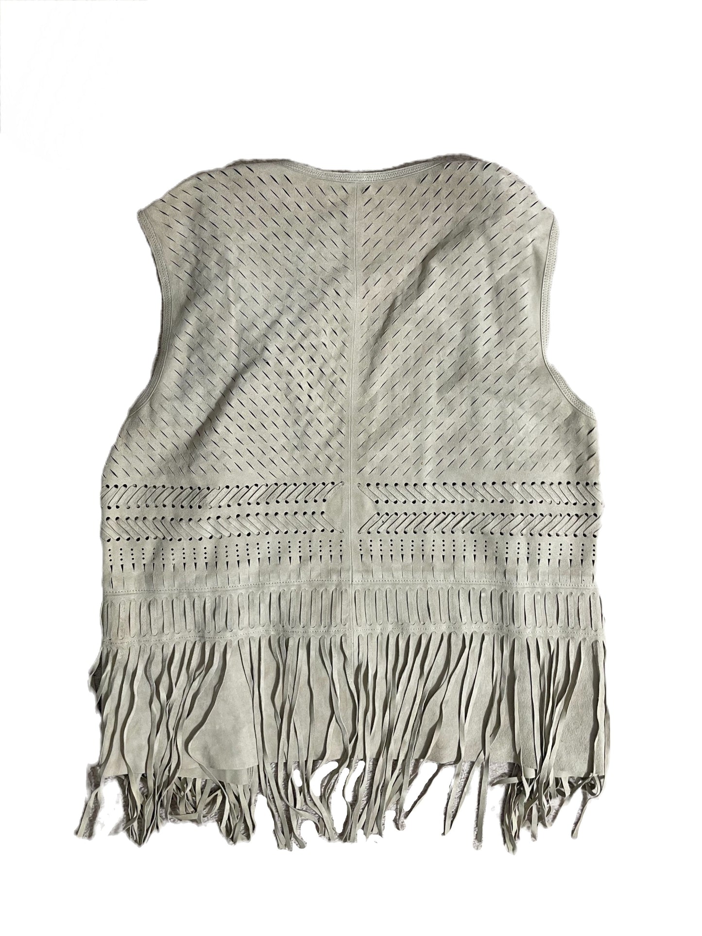 New With Tags Elie Tahari Suede Waistcoat S image 1