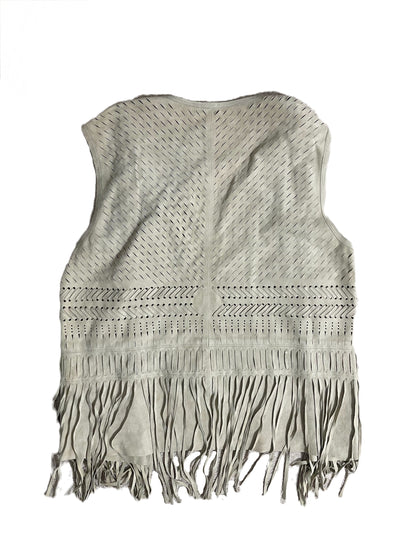 New With Tags Elie Tahari Suede Waistcoat S image 1