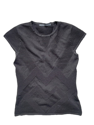 Karen Millen Stretch Black Top S