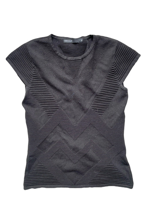 Karen Millen Stretch Black Top S image 0