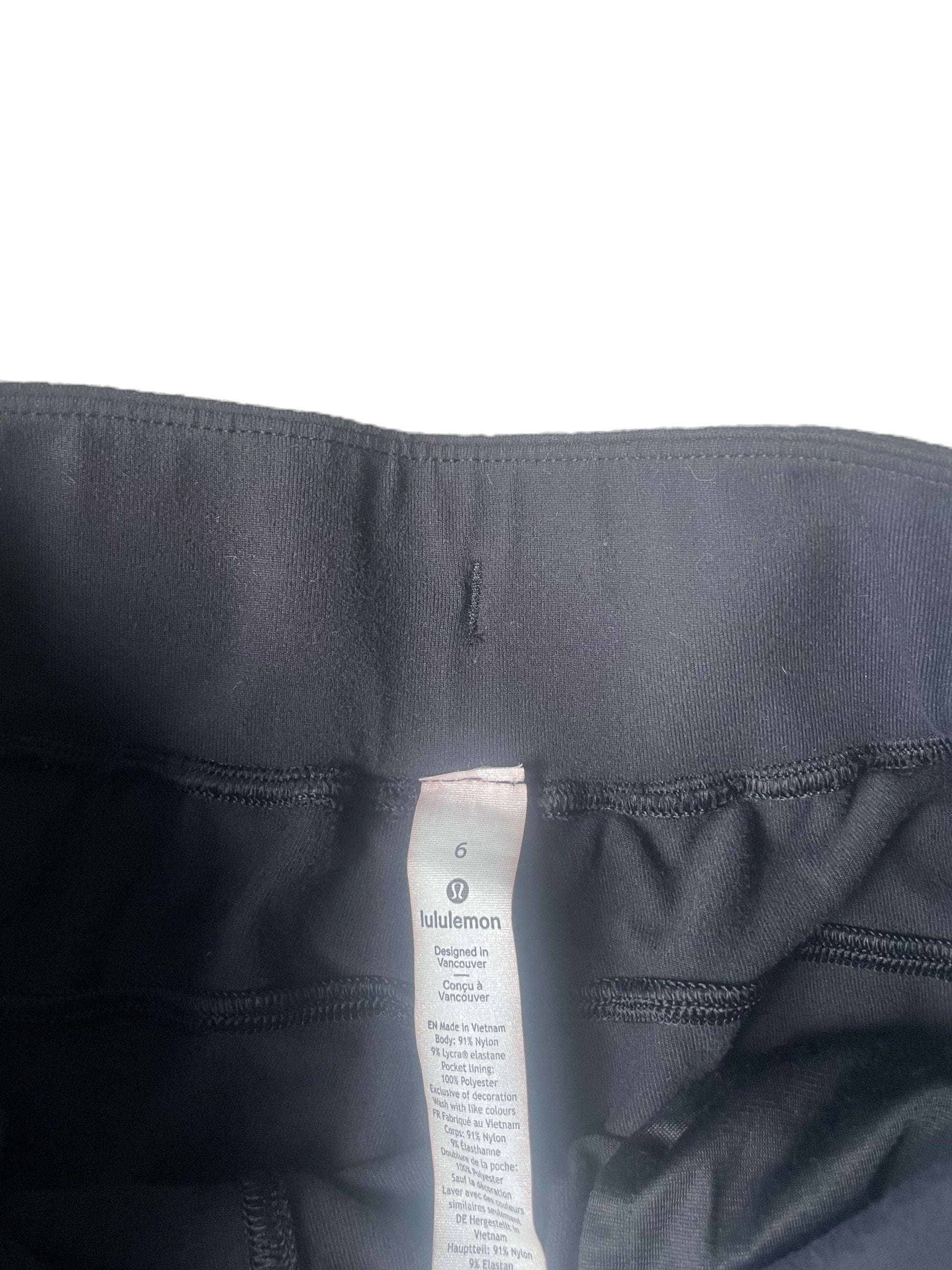 Lululemon Black Joggers UK 10 image 2