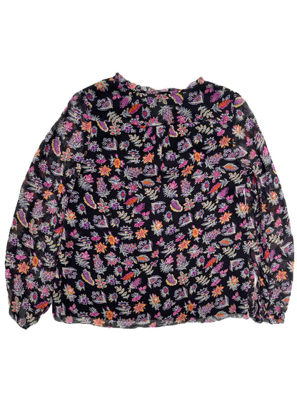 Diane Von Furstenberg Print Blouse XS image 1
