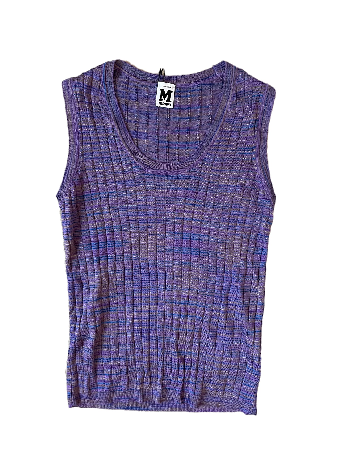 New With Tags M Missoni Purple Top UK 8 image 0