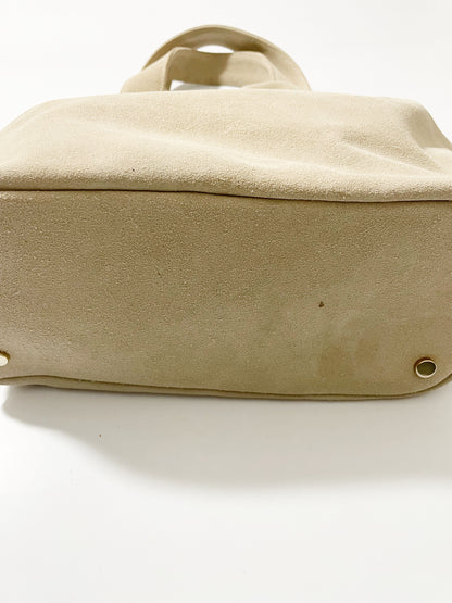 Reiss Suede Beige Tote image 3
