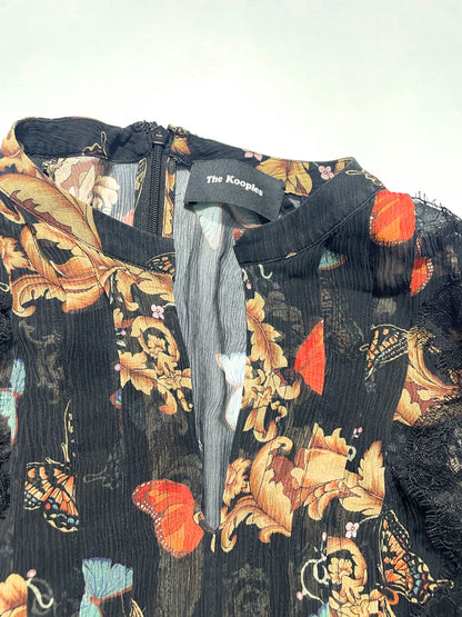 The Kooples Silk Print Dress S image 4