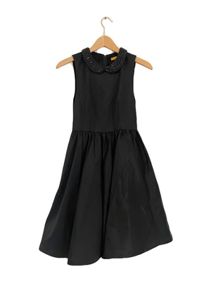 Alice + Olivia Black Beaded Dress XS
