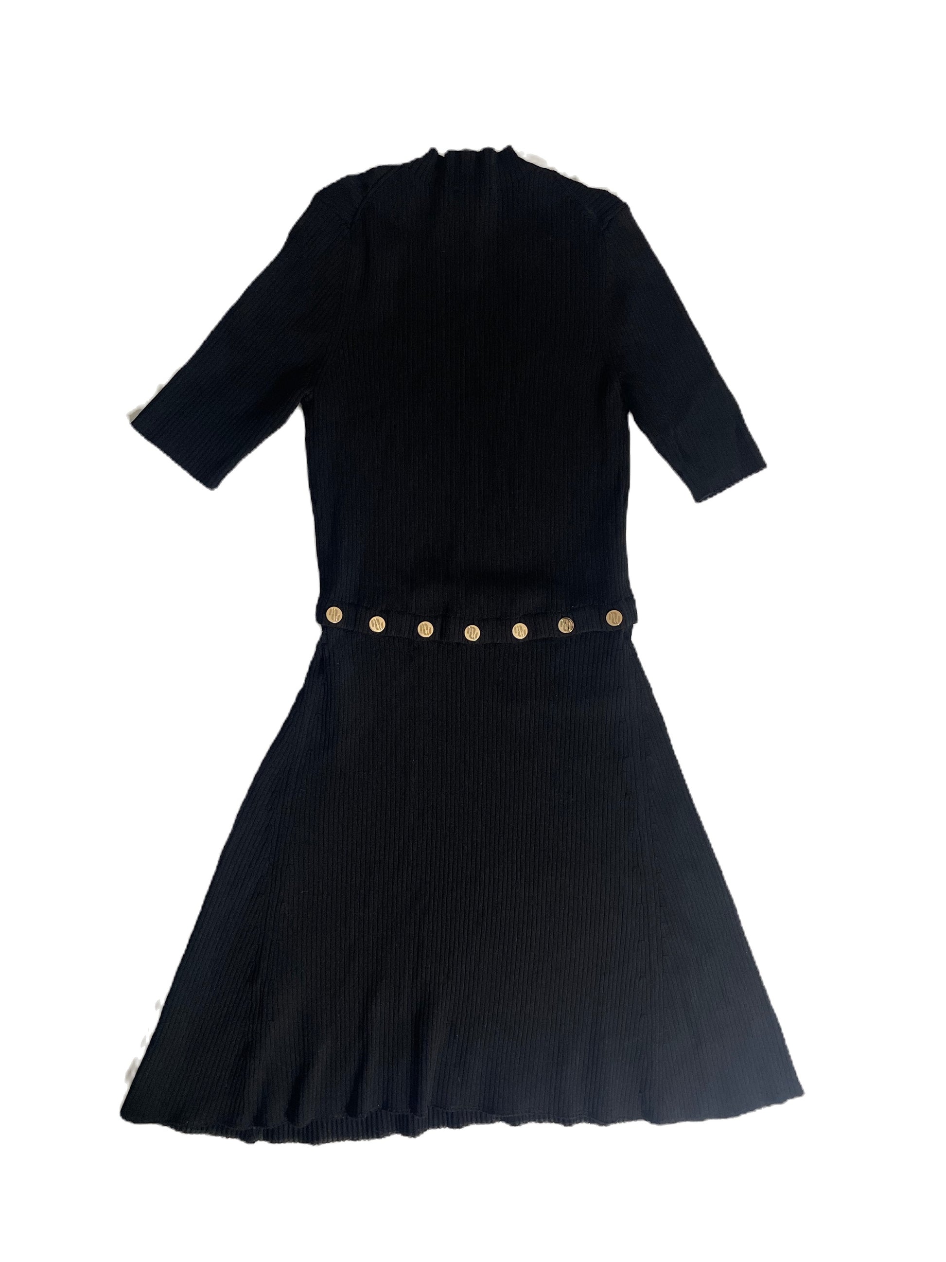 Maje Rosalie Button Knit Dress UK 10 image 2