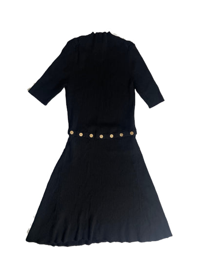 Maje Rosalie Button Knit Dress UK 10 image 2