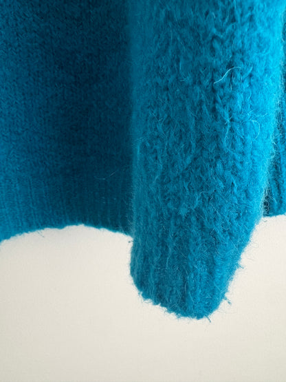 Sandro Blue Mohair Jumper L