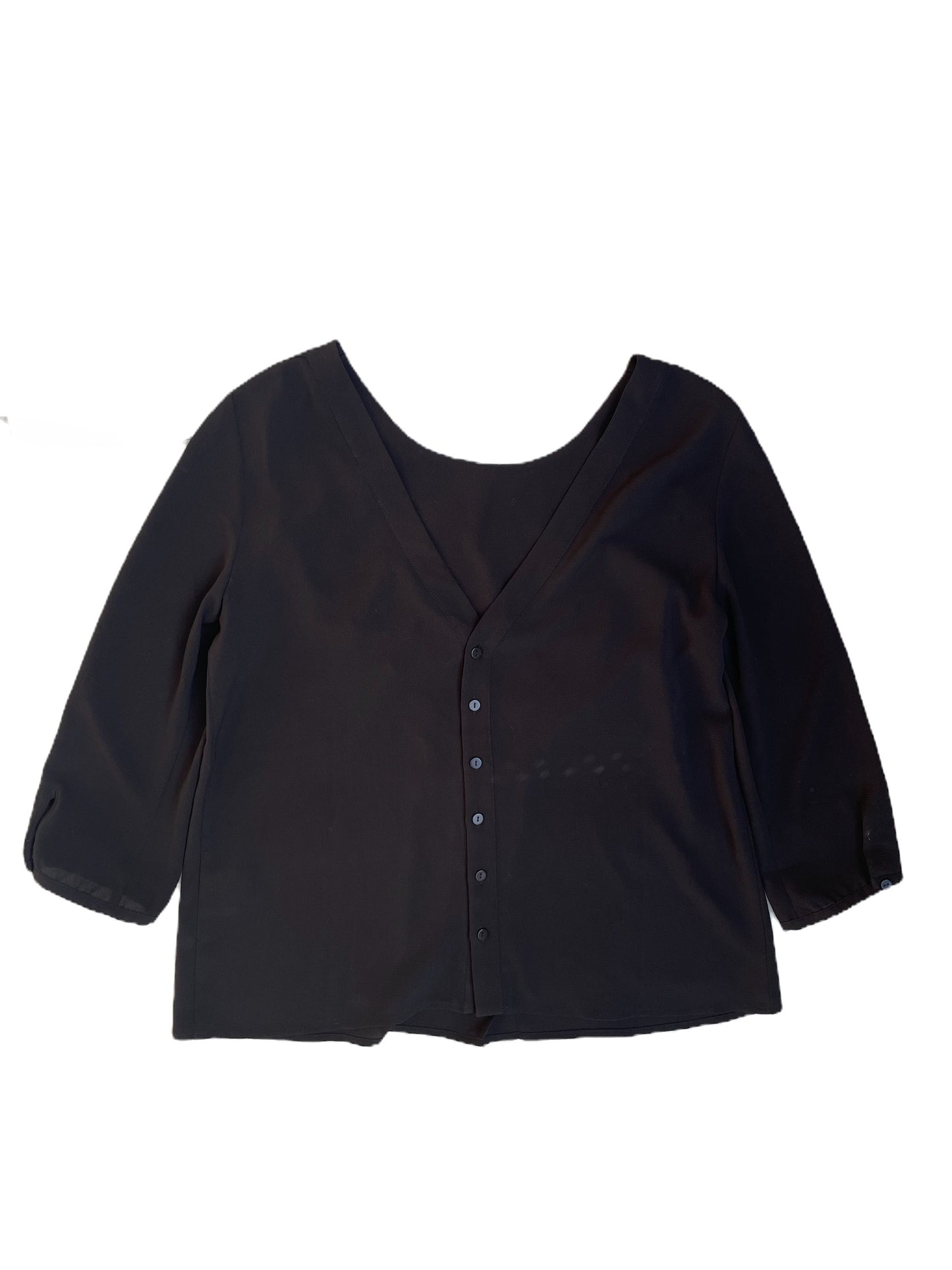 Ba&sh Black Crepe Blouse S image 1