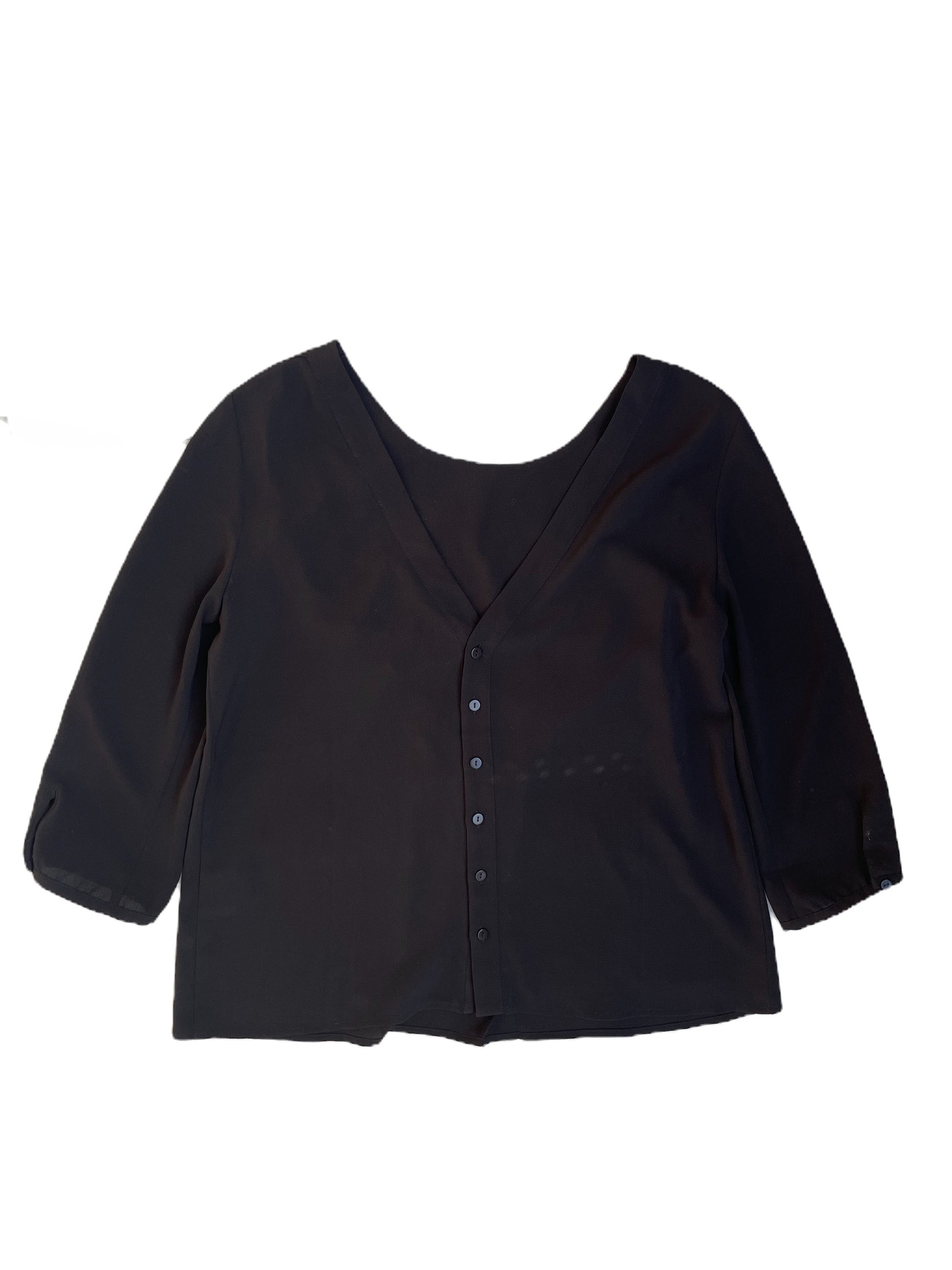 Ba&sh Black Crepe Blouse S image 1