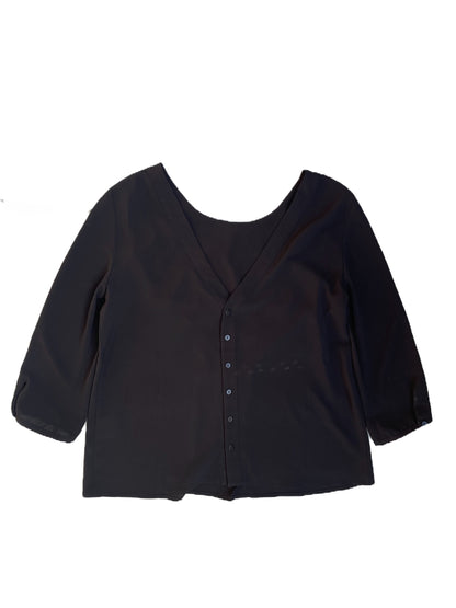 Ba&sh Black Crepe Blouse S image 1