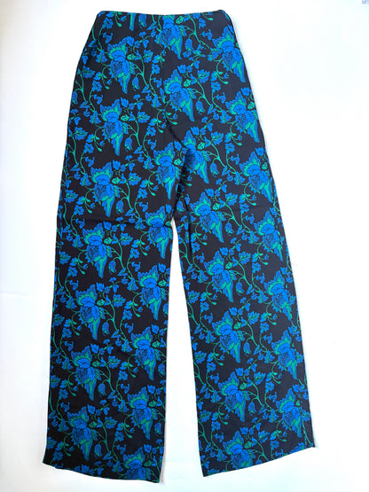 Diane Von Furstenberg Printed Wide Leg Trousers UK 6