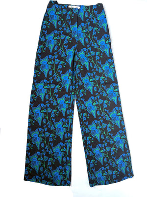 Diane Von Furstenberg Printed Wide Leg Trousers UK 6