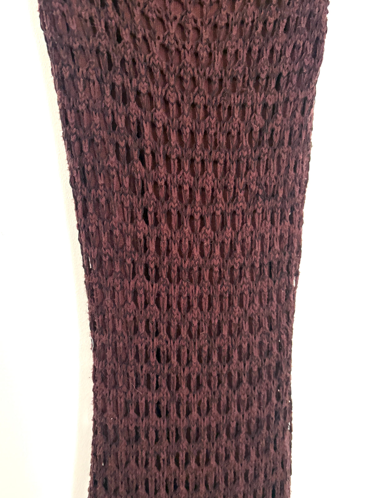 Diish Brown Crochet Dress XS