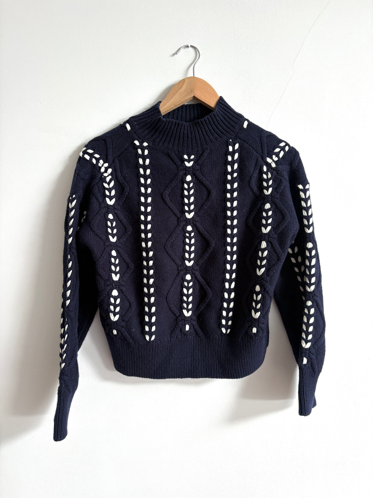 Rails Navy Knit Sweater XS
