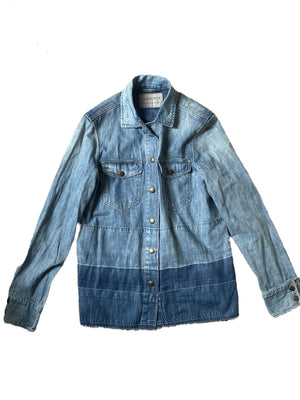 All Saints Denim Shacket UK 10