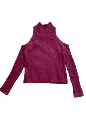 360 Cashmere Purple Cashmere Knit S