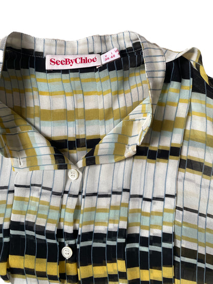 See by Chloe Print Shirt UK 8 image 2