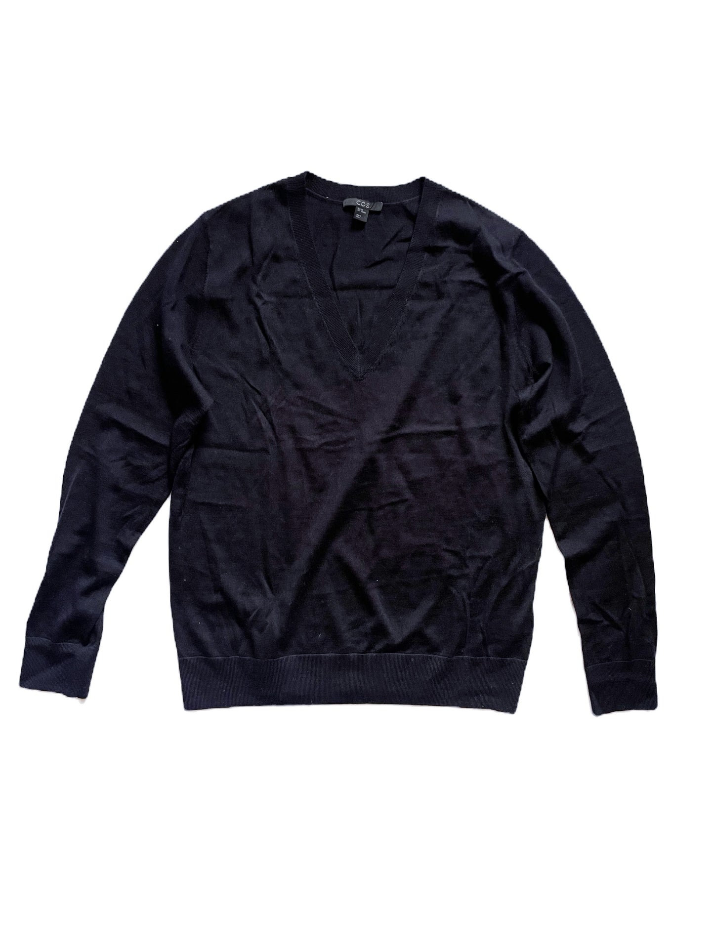 COS Navy Wool Knit XS image 0