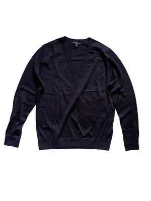 COS Navy Wool Knit XS