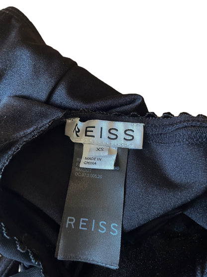 Reiss Bardot Black Swimsuit XS image 2