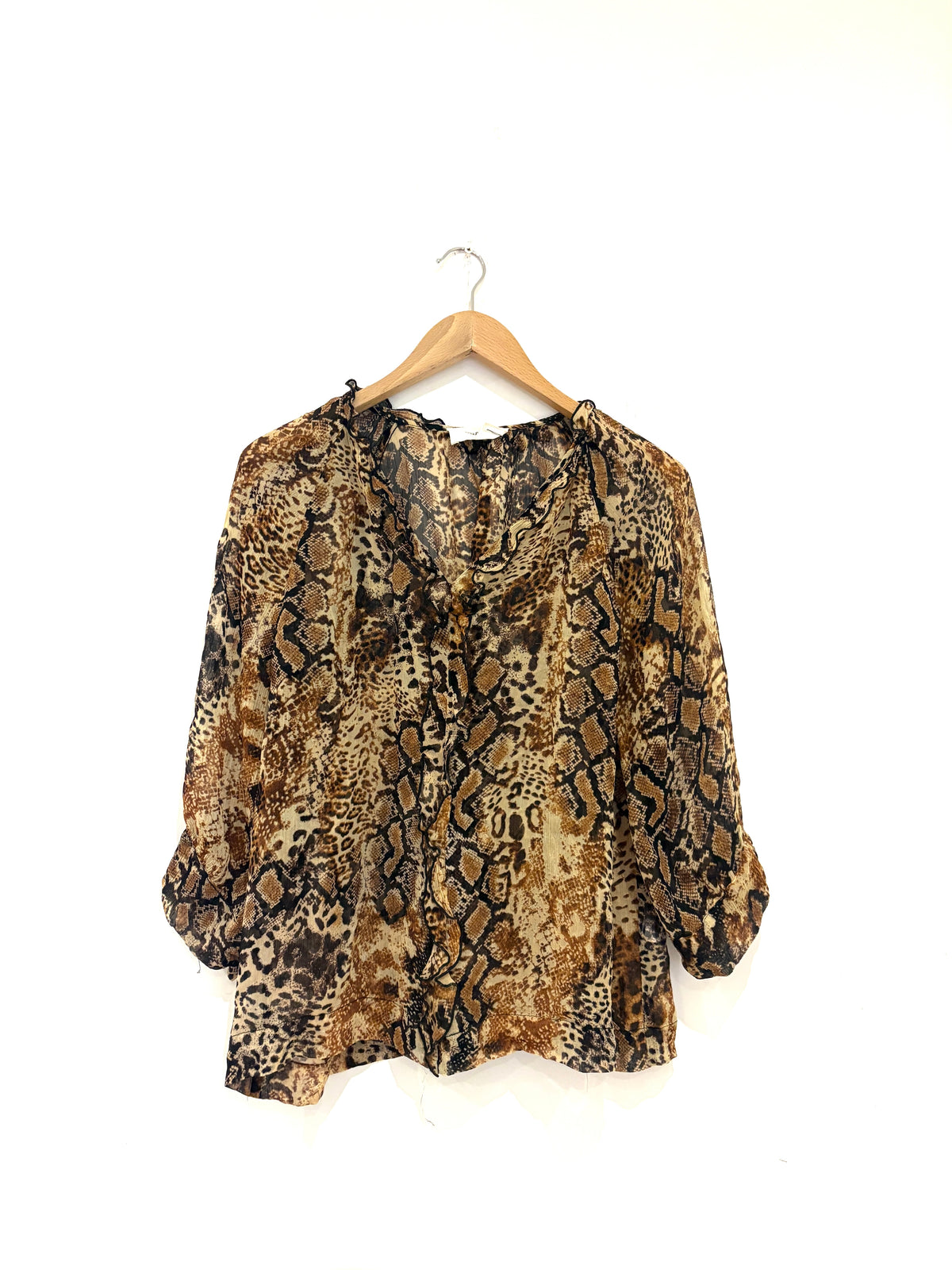 Ba&sh leopard blouse 