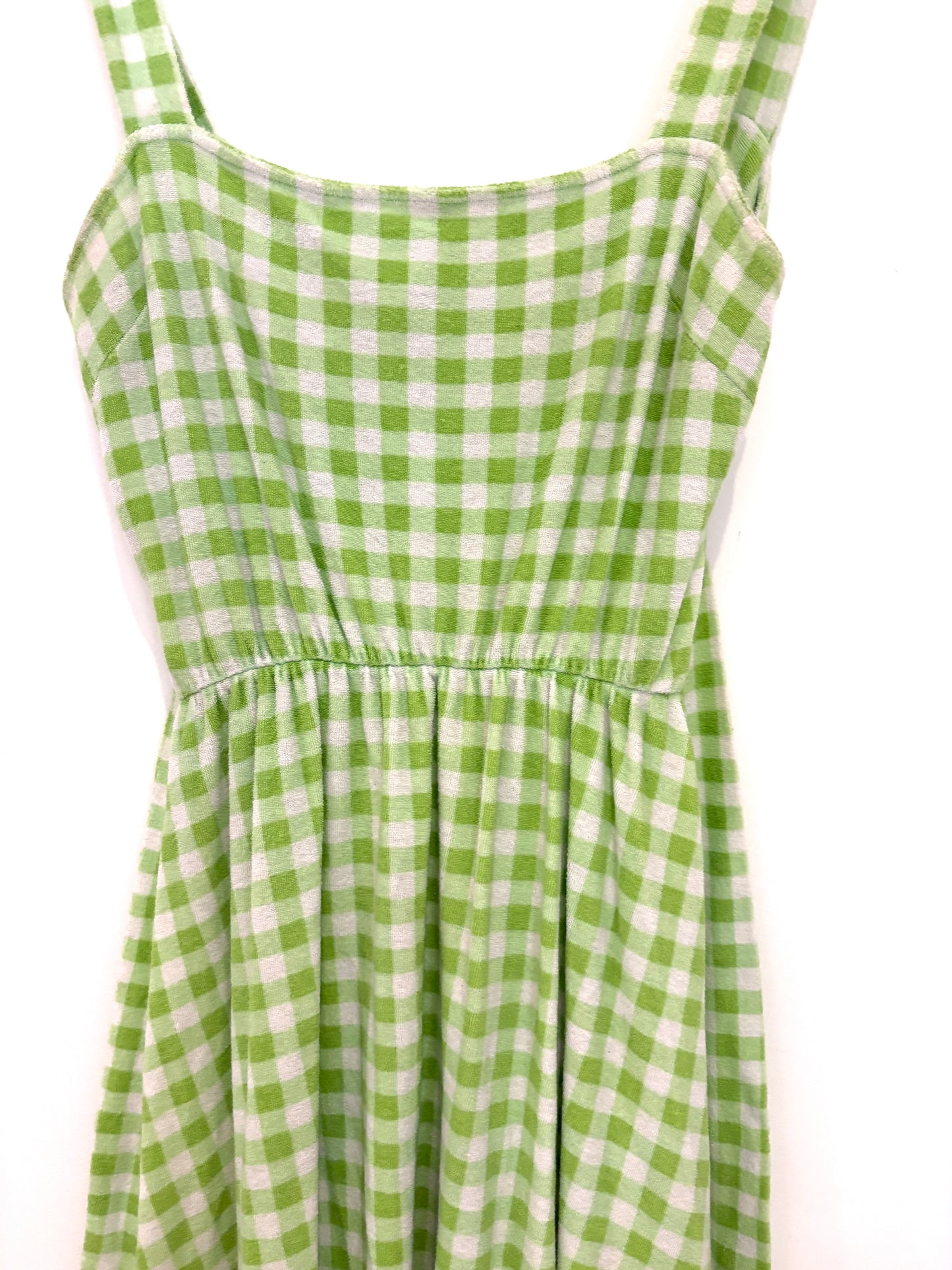 Shrimps x Warehouse Gingham Towel Dress UK 6