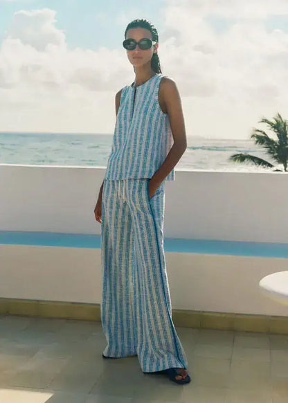 Me+Em Striped Cotton Trackpant UK 6