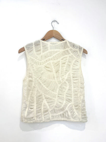 Massimo Dutti Fringed Blouse XS
