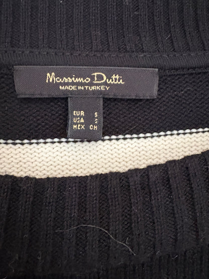 Massimo Dutti Striped Cotton Jumper S