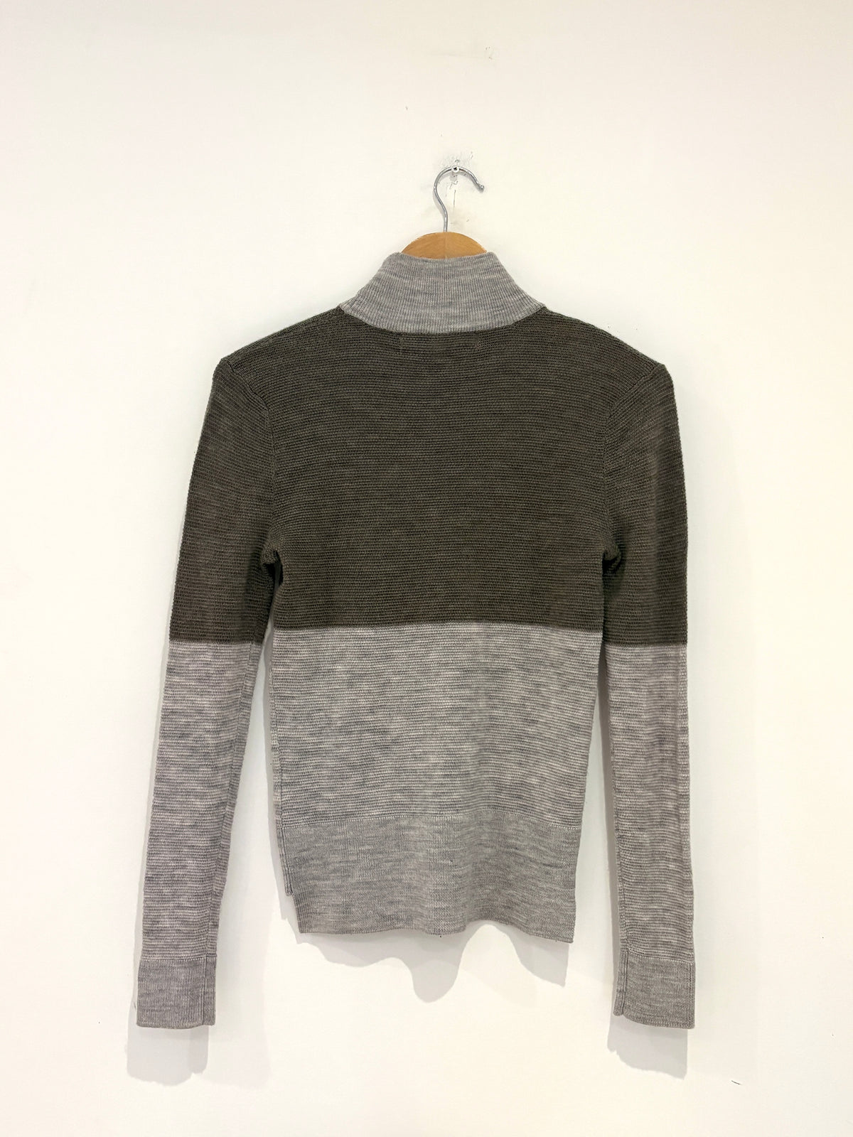 Clements Ribeiro Grey Colour Block Sweater M
