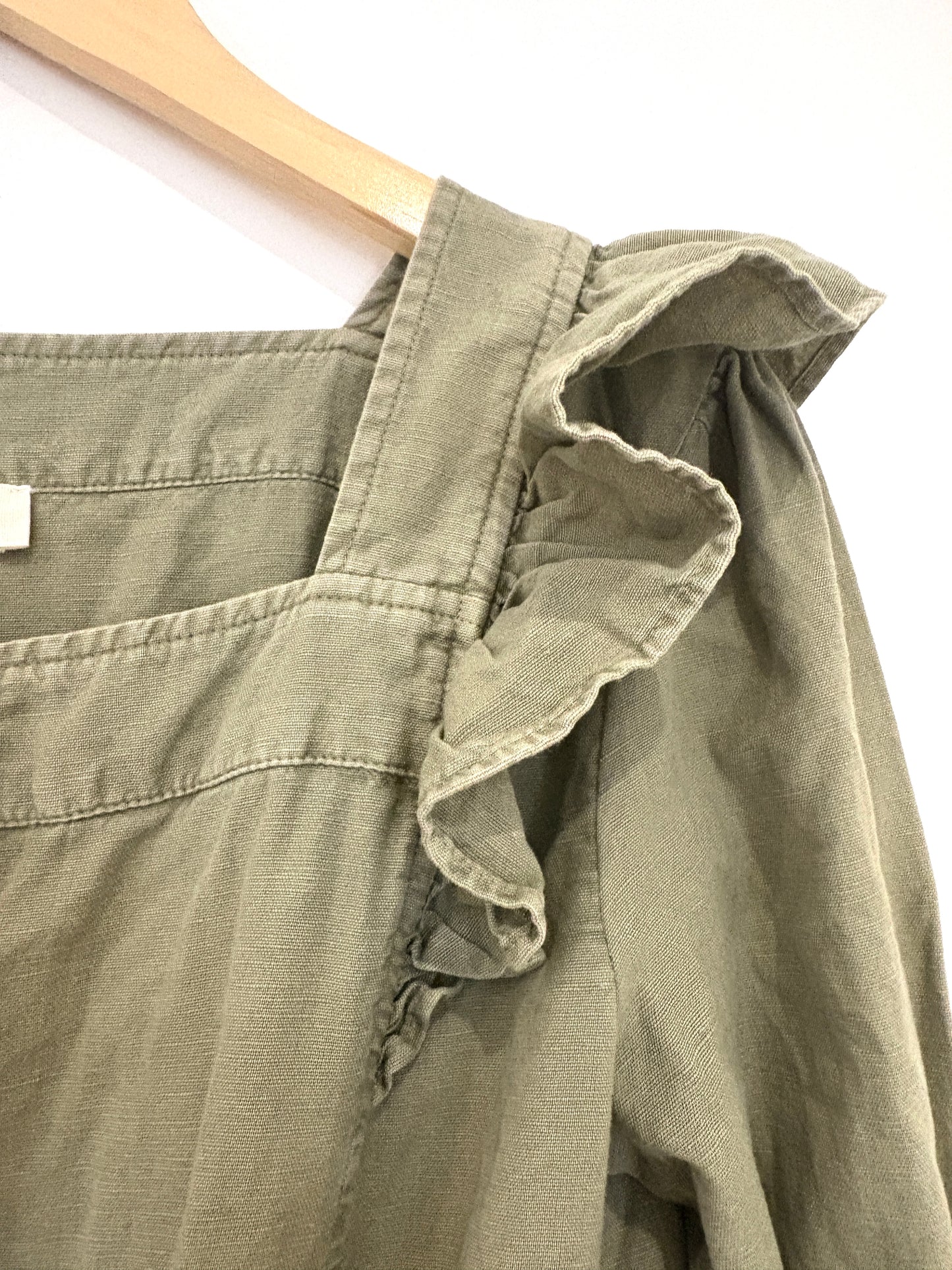 New With Tags By Iris Khaki Jumpsuit XS