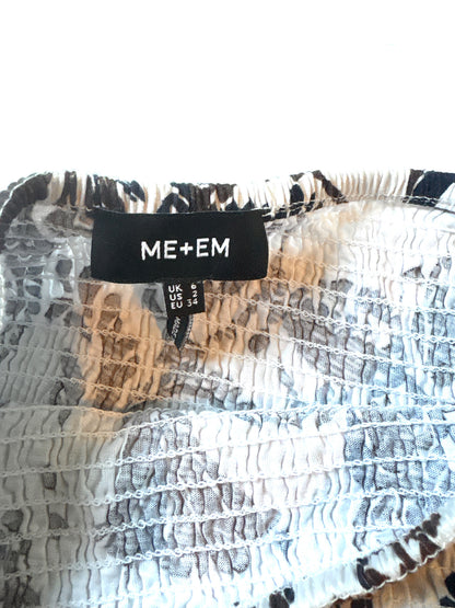 Me+Em Cotton Paisley Skirt UK 6