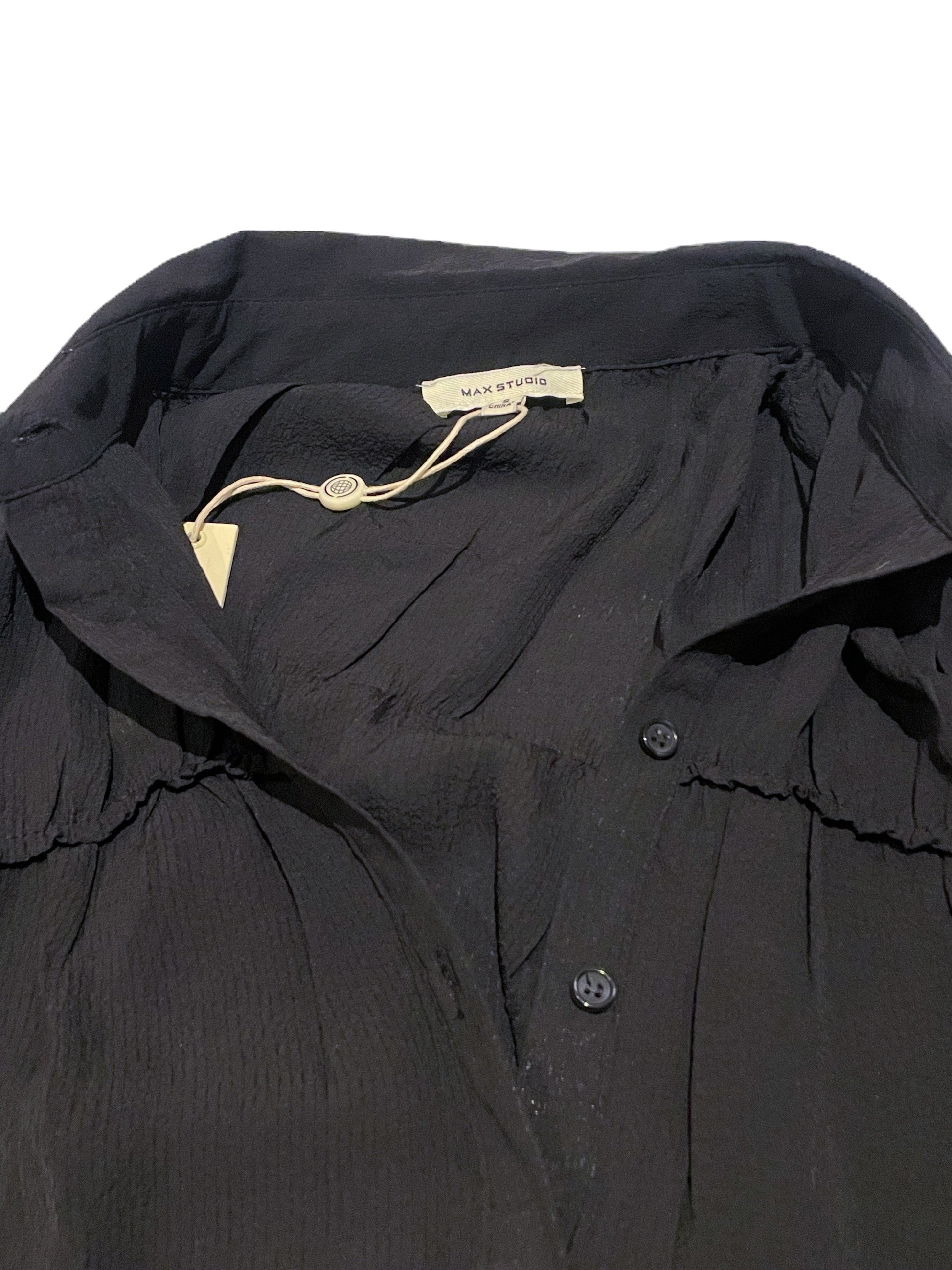 New With Tags Max Studio Black Shirt S image 2