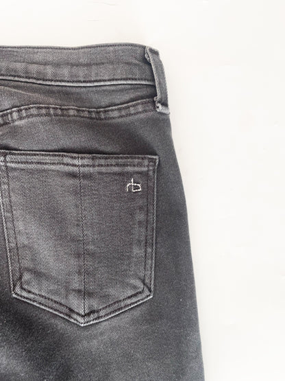Rag & Bone Grey Skinny Jeans 24" image 4