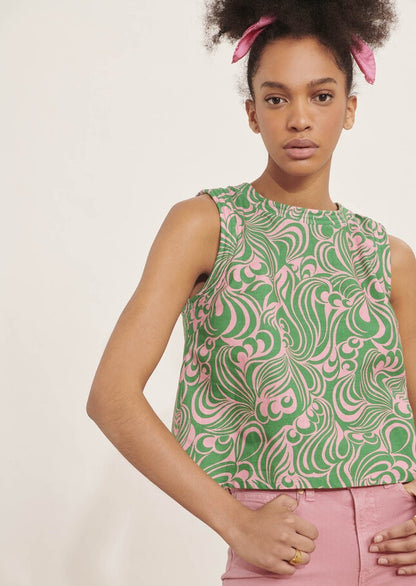 Tara Jarmon Print Blouse UK 8 image 1
