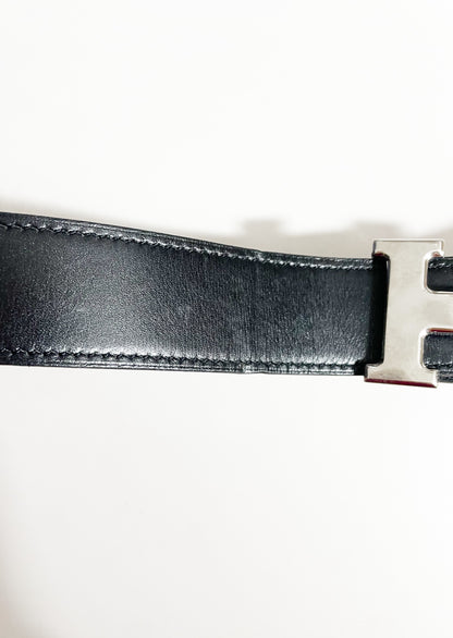 Hermes Black & Brown Reversible Belt 32mm image 4