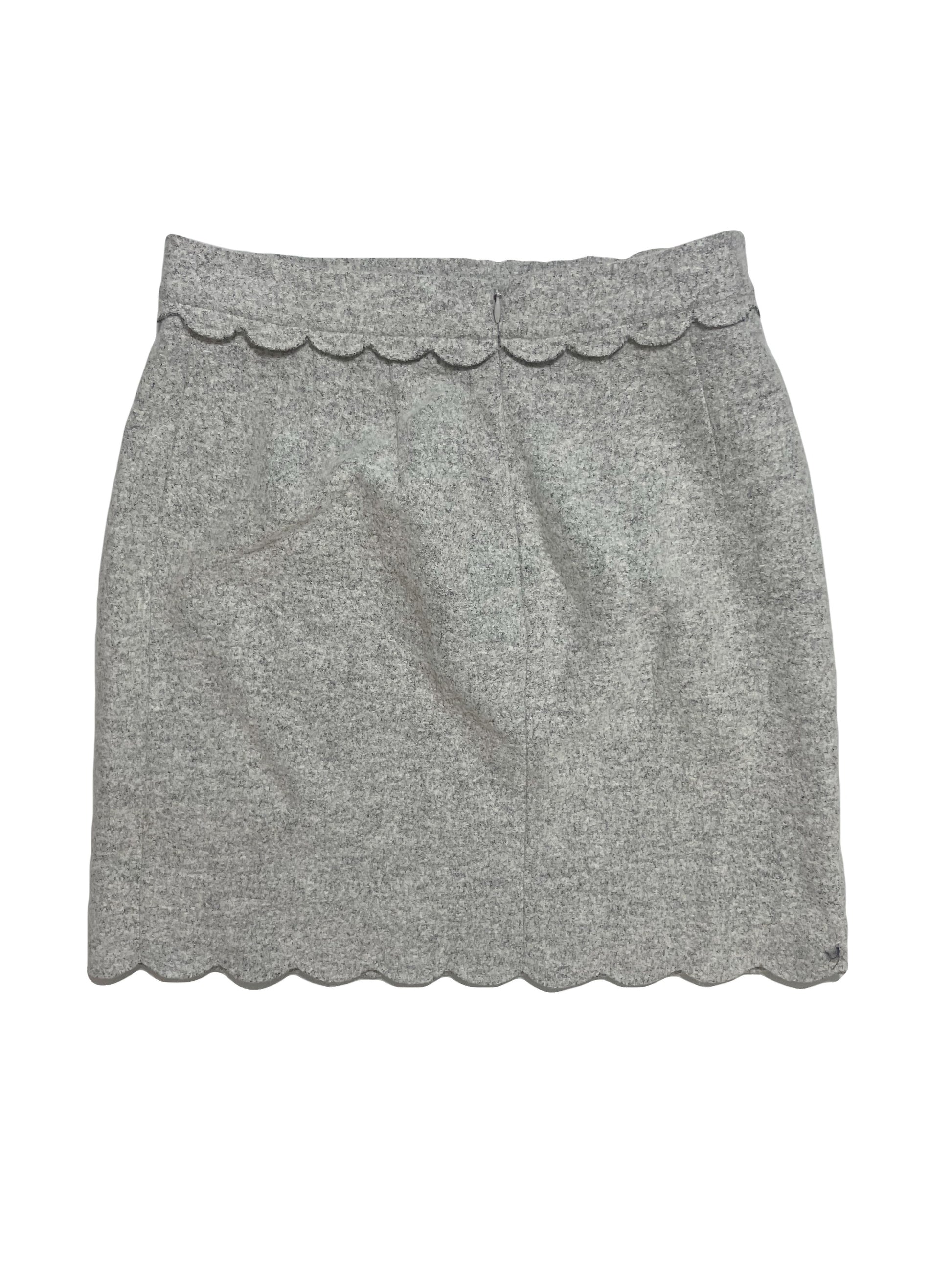 Club Monaco Grey Wool Skirt UK 8 image 1