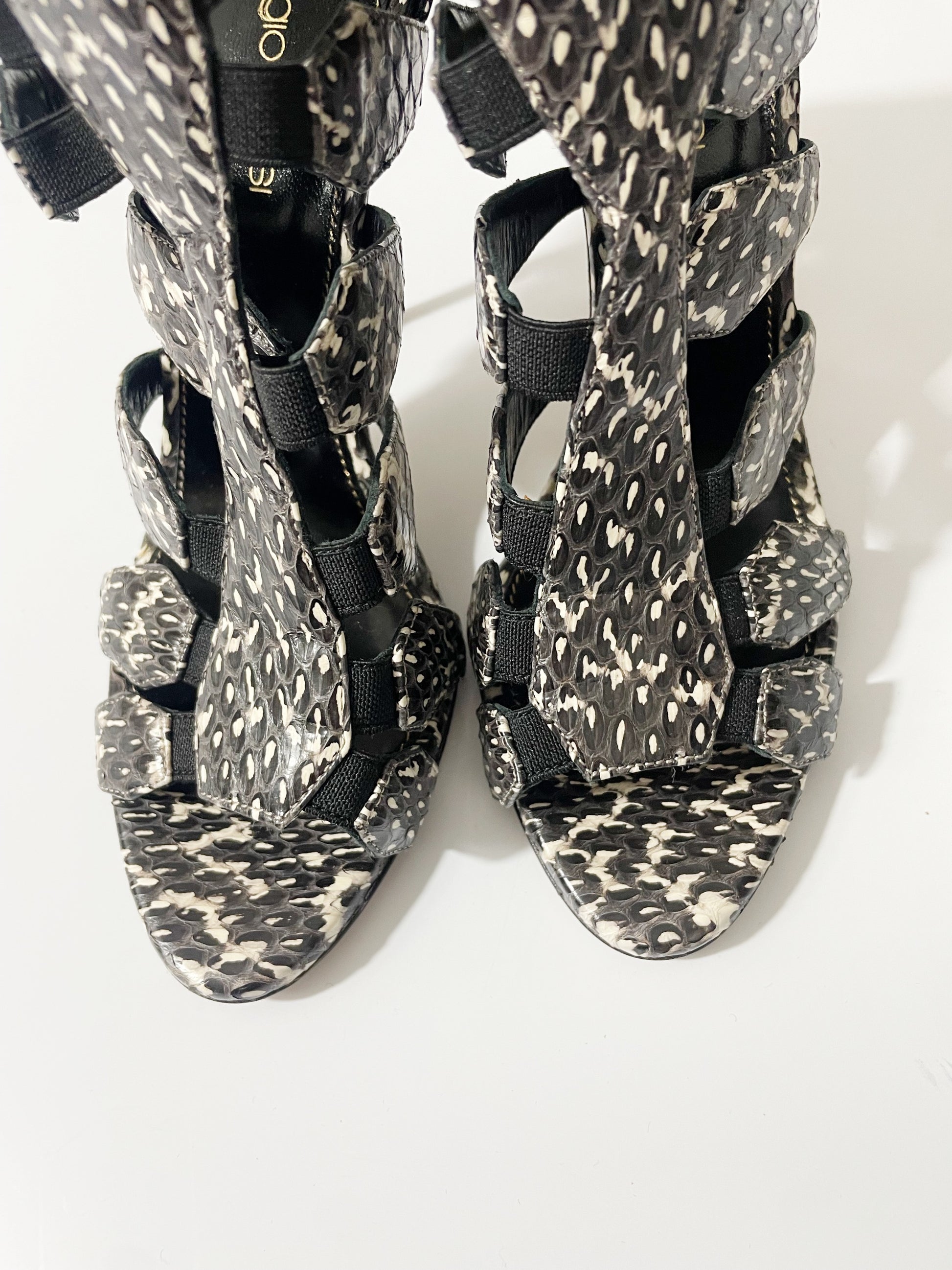 Sergio Rossi Print Sandals UK 3.5 image 5