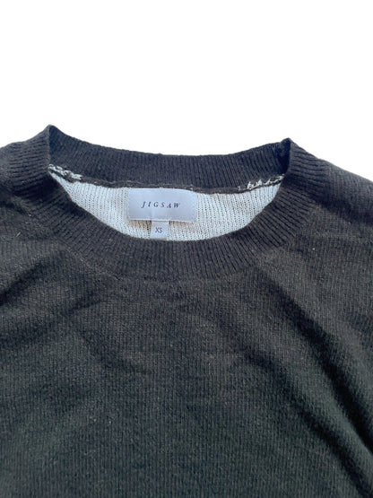 Jigsaw Wool Cashmere Khaki Jumper XS image 2