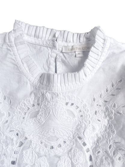 Love the Label White Cotton Blouse S image 2