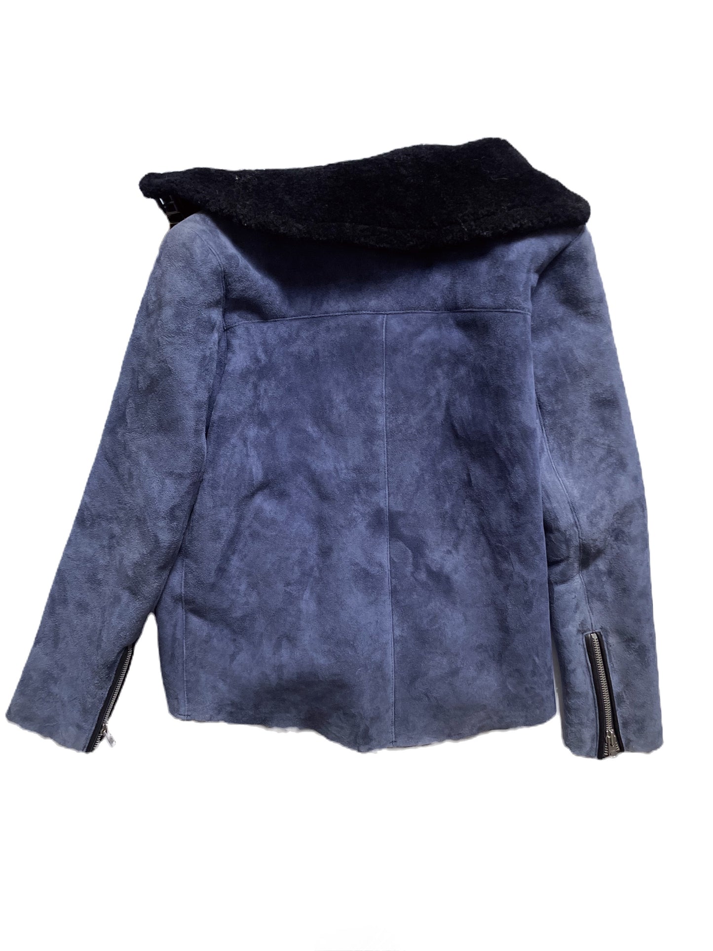 Muubaa Suede & Shearling Jacket UK 10 image 1